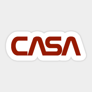 NASA CASA (retro design) Sticker